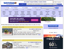 Tablet Screenshot of lankaholidays.com